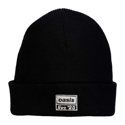 Black - Front - Oasis Unisex Adult Live ´25 Beanie