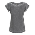 Charcoal Grey - Back - Ramones Womens-Ladies Presidential Seal T-Shirt