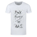 White - Front - Pink Floyd Unisex Adult The Wall Logo T-Shirt