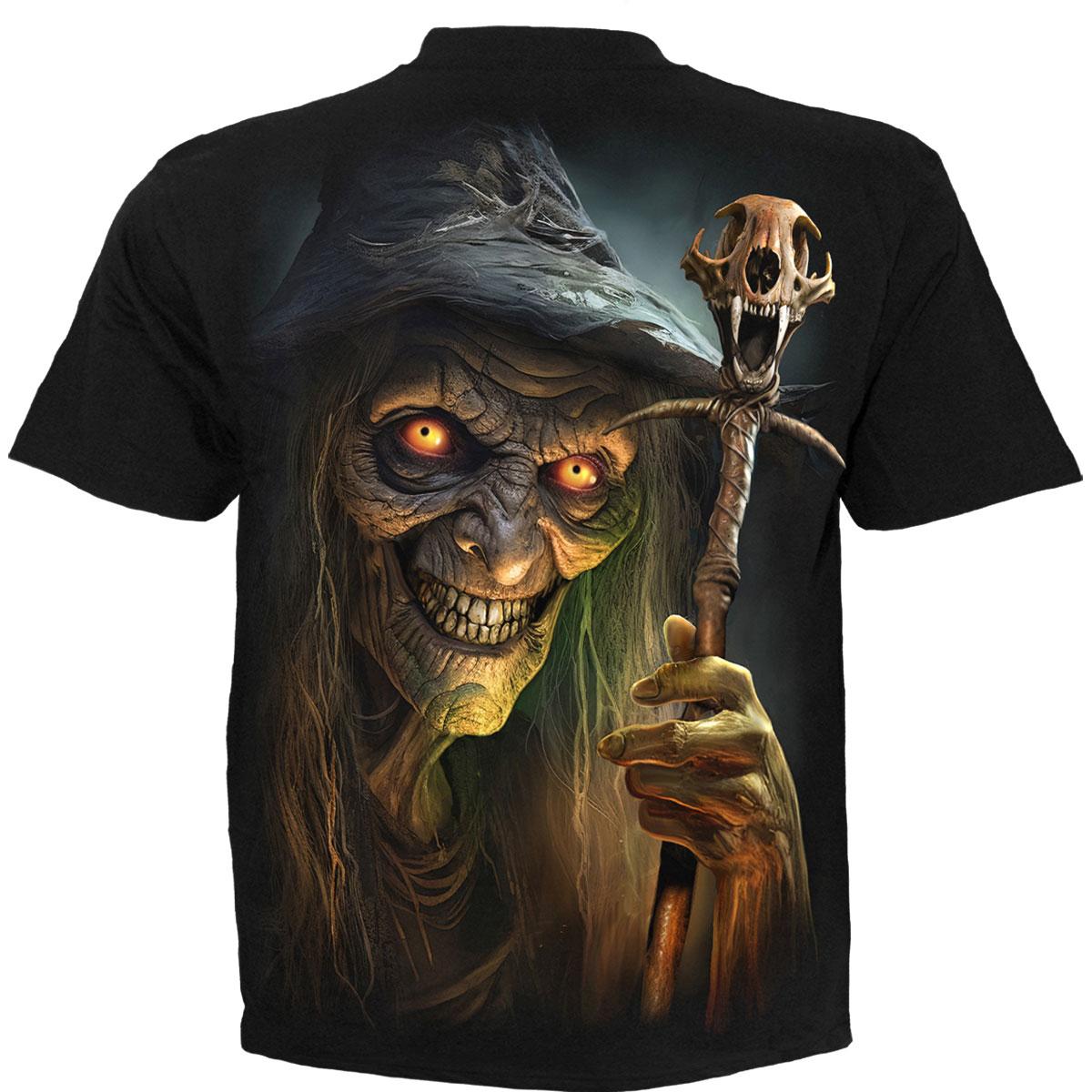 Black - Back - Spiral Direct Unisex Adult Witch´s Brew Back Print T-Shirt