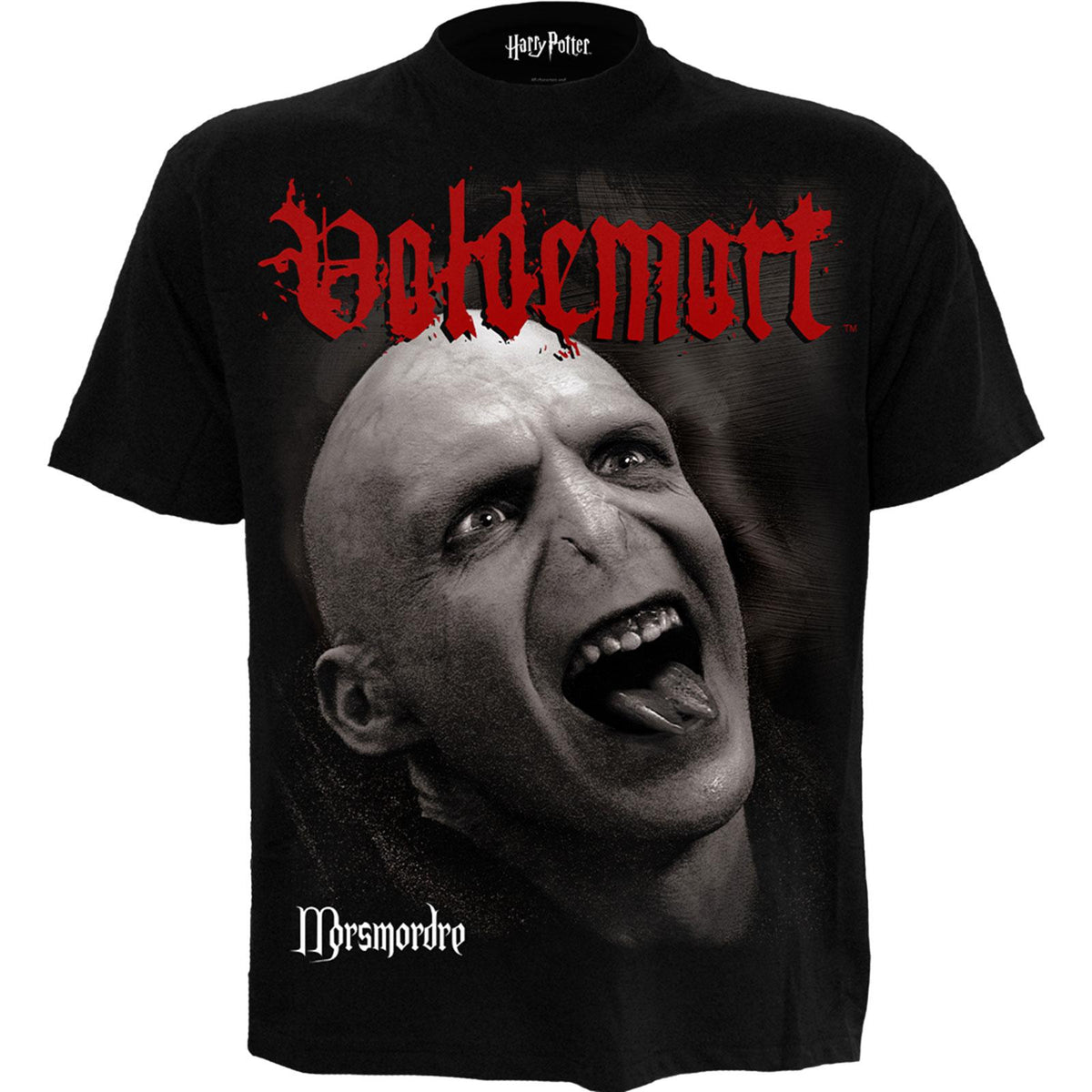 Black - Back - Spiral Direct Unisex Adult Morsmordre Voldemort Harry Potter T-Shirt