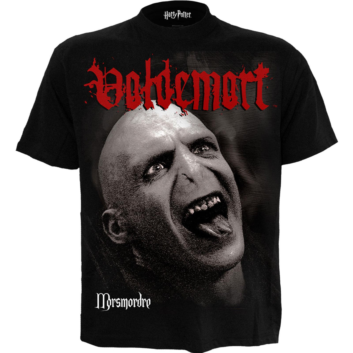 Black - Front - Spiral Direct Unisex Adult Morsmordre Voldemort Harry Potter T-Shirt