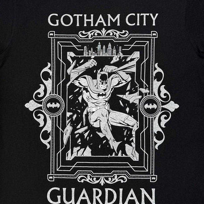 Black - Side - Batman Unisex Adult Gotham City Guardian T-Shirt