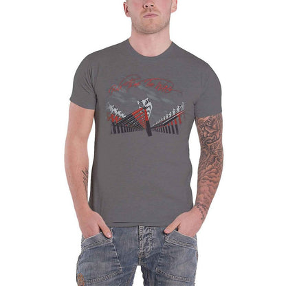 Charcoal Grey - Front - Pink Floyd Unisex Adult The Wall Marching Hammers T-Shirt