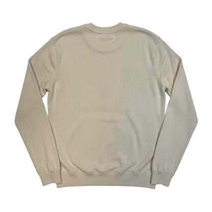 Cream - Back - Oasis Unisex Adult Noel Embroidered Sweatshirt