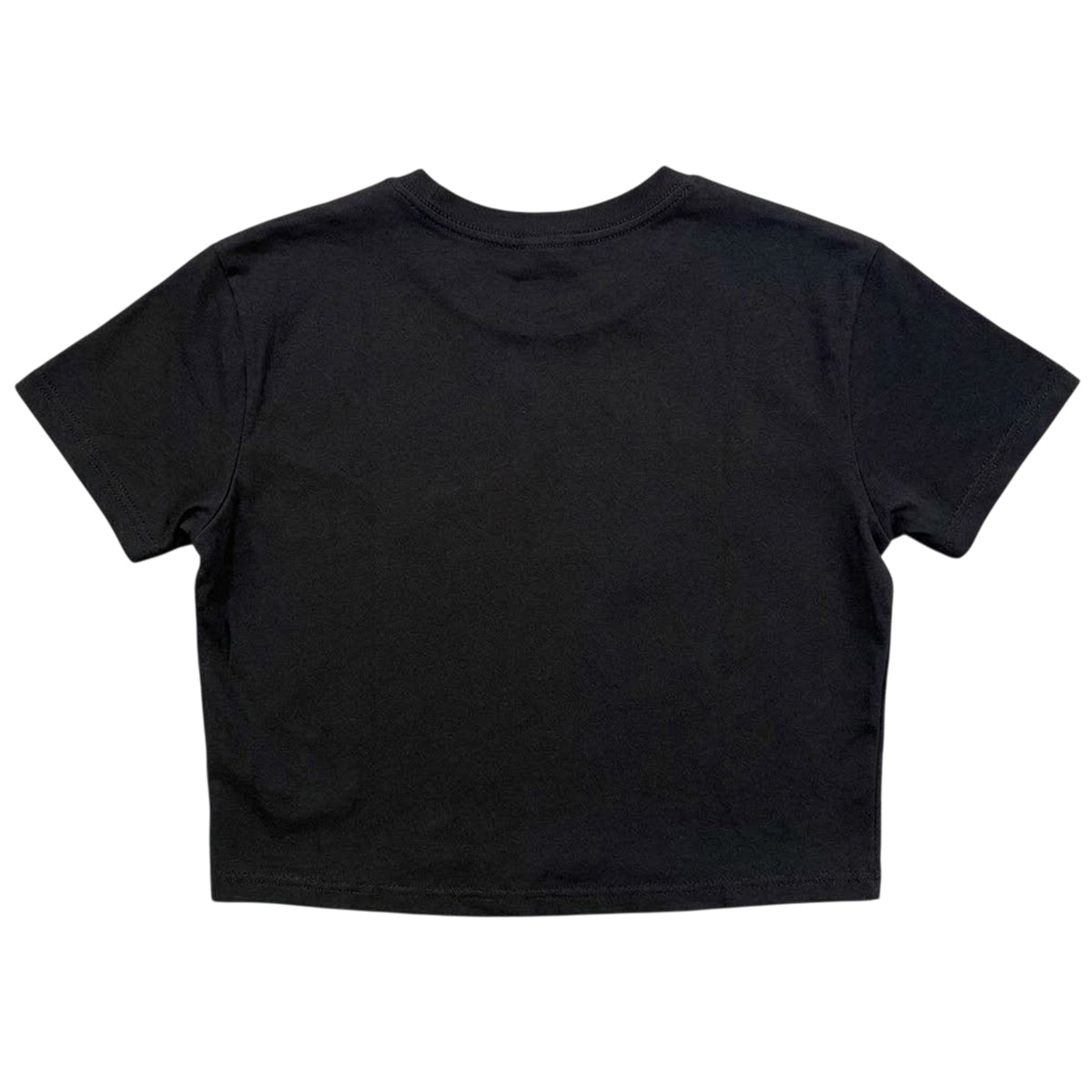 Black - Back - Britney Spears Womens-Ladies Snake Crop Top