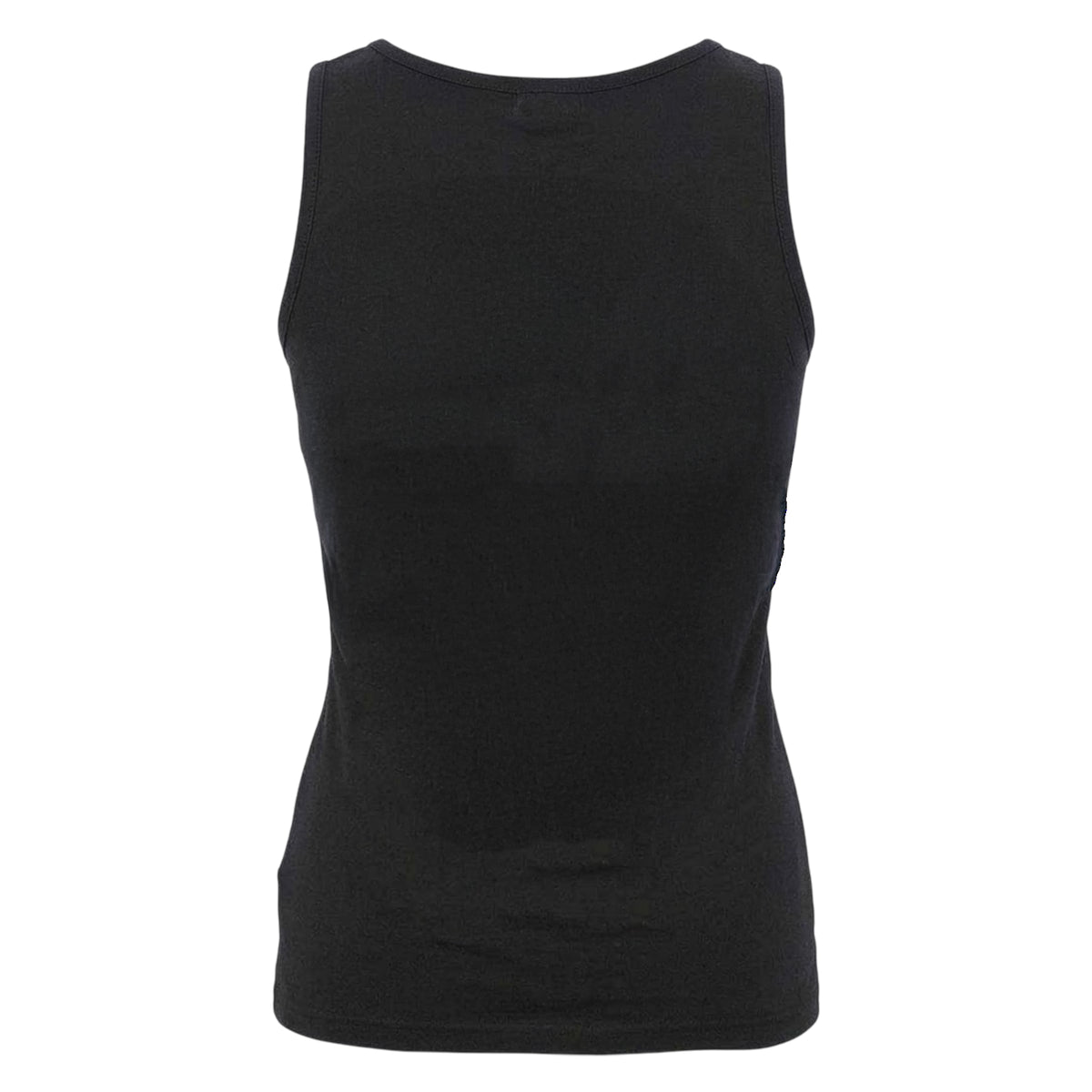 Black - Back - Spiral Direct Womens-Ladies Wolf Guardian Razor Back Sleeveless Tank Top