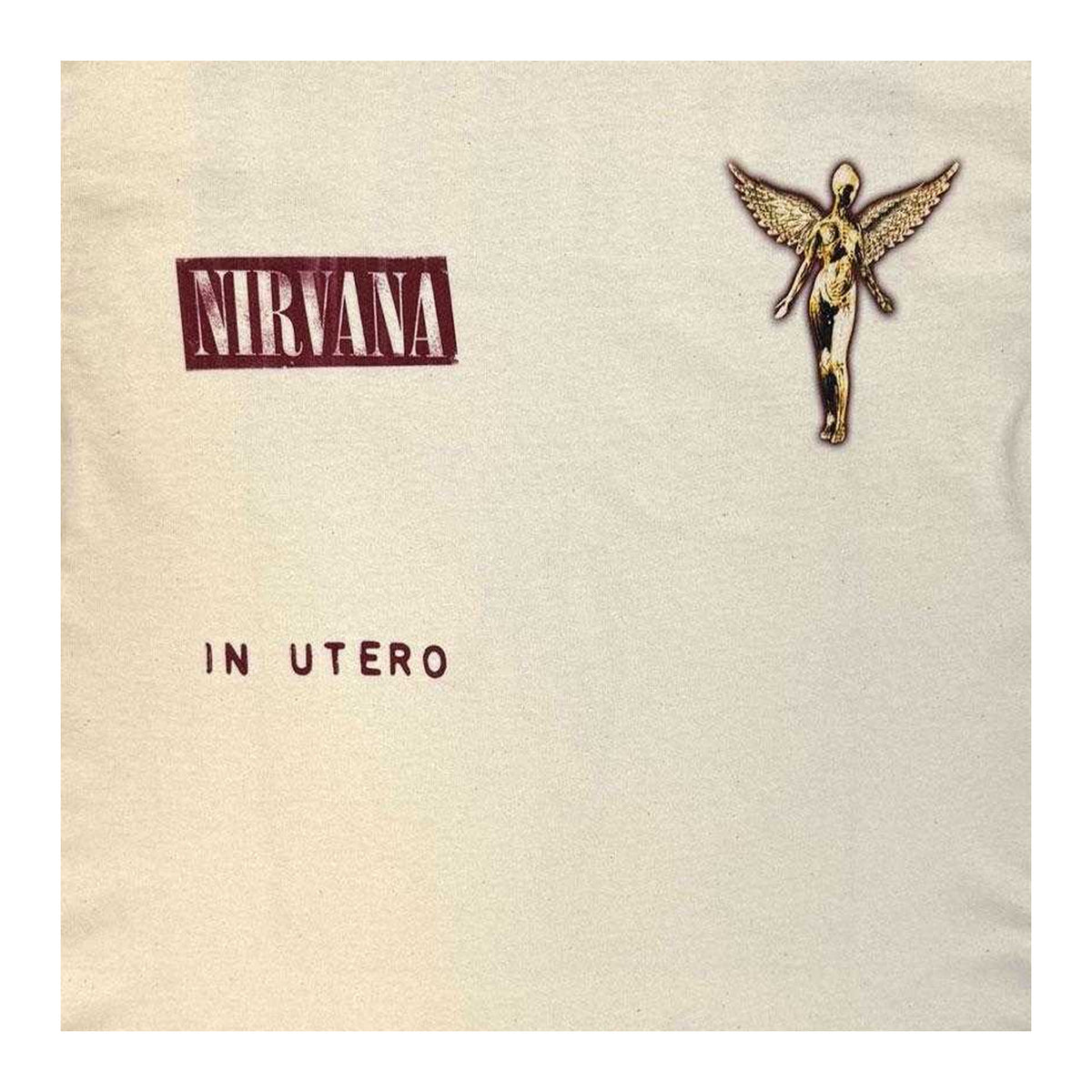 Natural - Side - Nirvana Unisex Adult In Utero T-Shirt