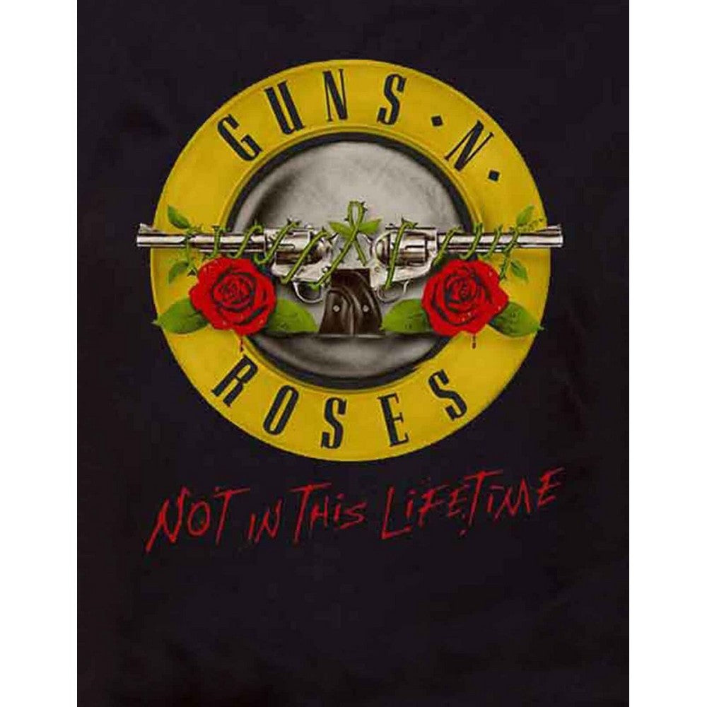 Black - Side - Guns N Roses Womens-Ladies Not in this Lifetime Tour T-Shirt