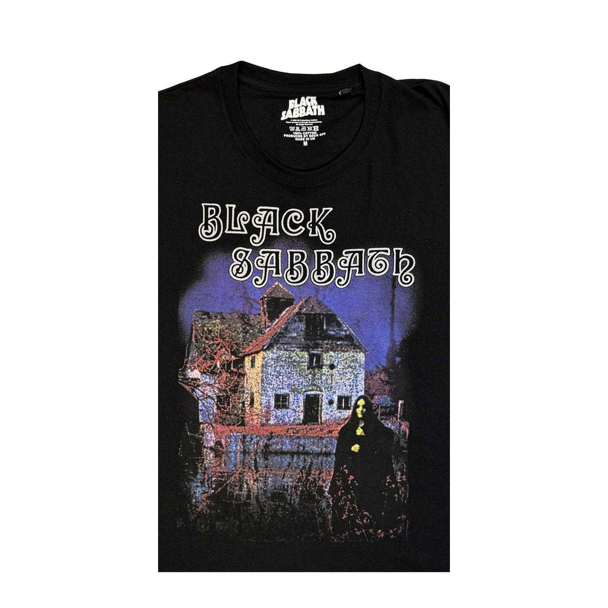 Black - Side - Black Sabbath Unisex Adult Halloween T-Shirt