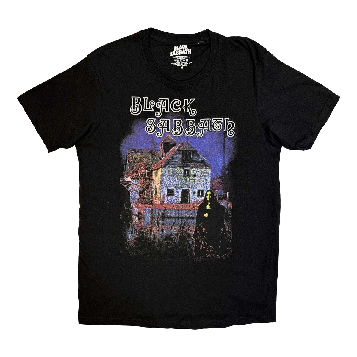 Black - Front - Black Sabbath Unisex Adult Halloween T-Shirt