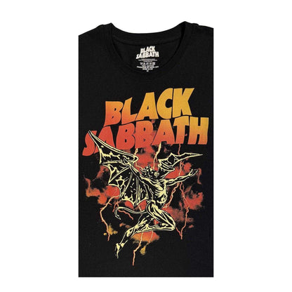 Black - Side - Black Sabbath Unisex Adult Nordstorm Henry T-Shirt