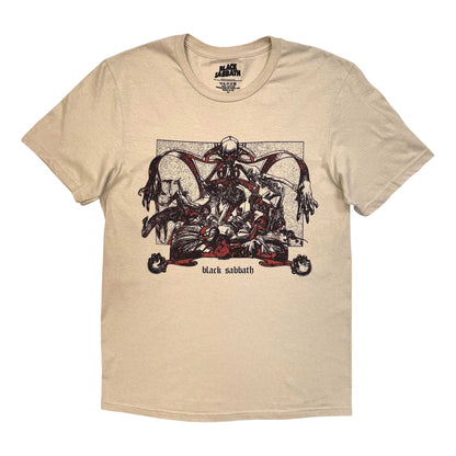 Sand - Front - Black Sabbath Unisex Adult Bloody T-Shirt