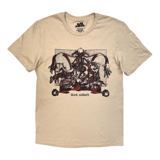 Sand - Front - Black Sabbath Unisex Adult Bloody T-Shirt