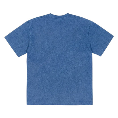 Denim Blue - Back - Star Wars Unisex Adult Luke & Leia Action Pose Stone Wash T-Shirt