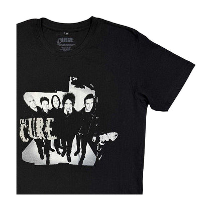Black - Side - The Cure Unisex Adult Band Photo Carbon 40th Anniversary T-Shirt