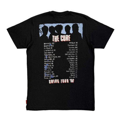 Black - Back - The Cure Unisex Adult Swing Tour ´96 T-Shirt