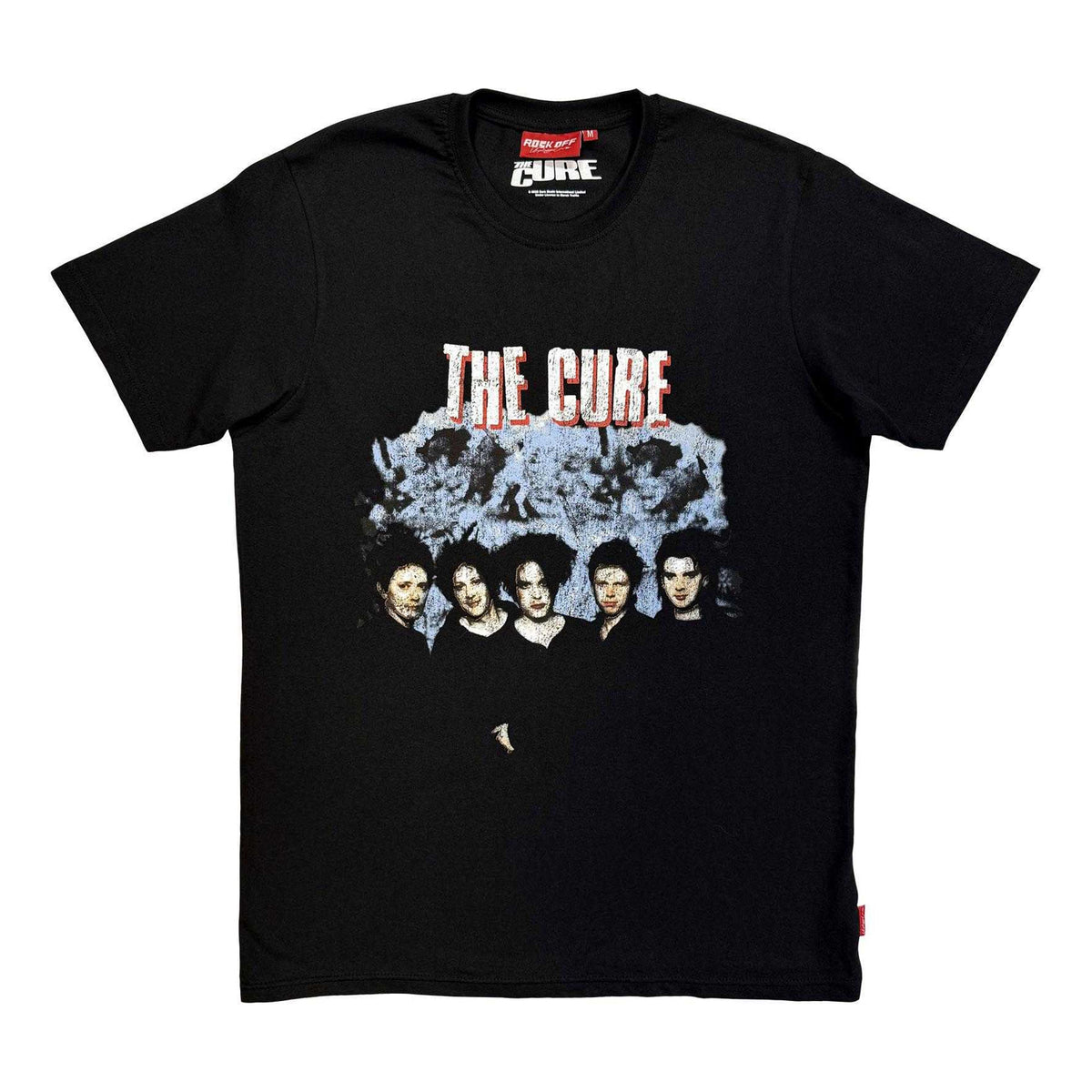 Black - Front - The Cure Unisex Adult Swing Tour ´96 T-Shirt