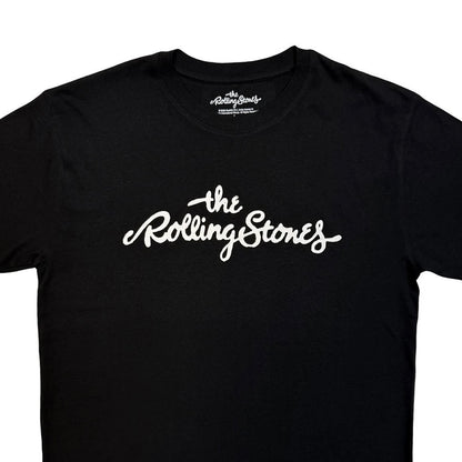 Black - Side - The Rolling Stones Unisex Adult Mono Logo T-Shirt
