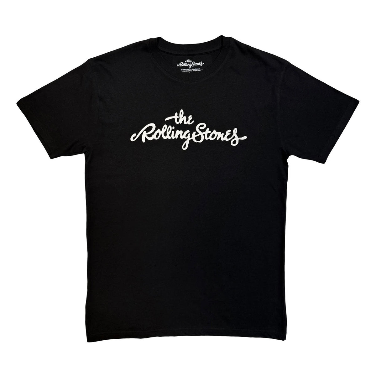 Black - Front - The Rolling Stones Unisex Adult Mono Logo T-Shirt