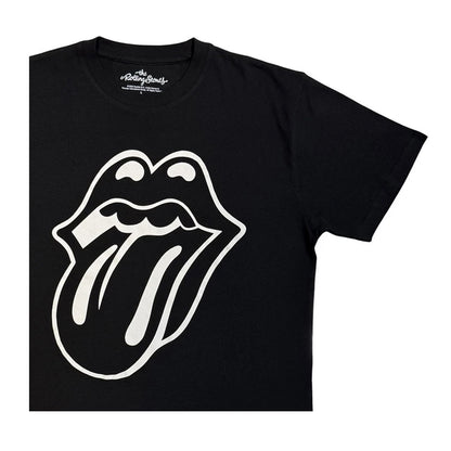 Black - Side - The Rolling Stones Unisex Adult Classic Tongue T-Shirt
