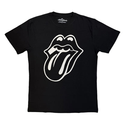 Black - Front - The Rolling Stones Unisex Adult Classic Tongue T-Shirt
