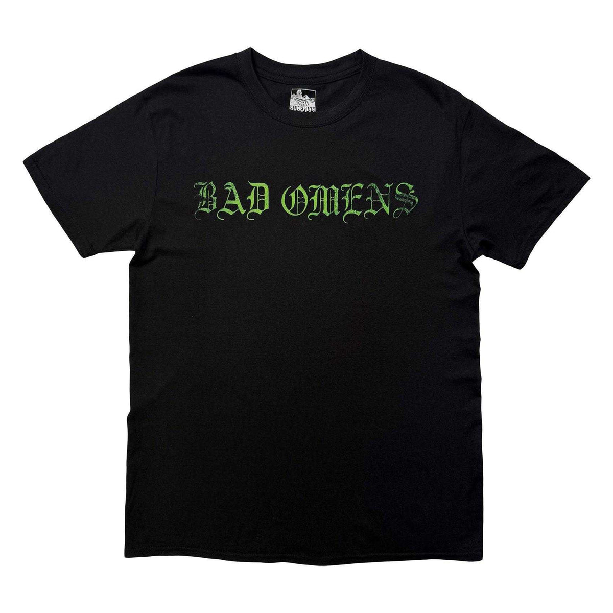 Black-Green - Front - Bad Omens Unisex Adult Angel Back Print T-Shirt