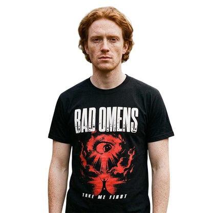 Black-Red - Lifestyle - Bad Omens Unisex Adult Eyes Carbon T-Shirt