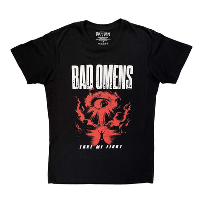 Black-Red - Front - Bad Omens Unisex Adult Eyes Carbon T-Shirt