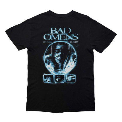 Black - Back - Bad Omens Unisex Adult Glowing Orb Back Print T-Shirt