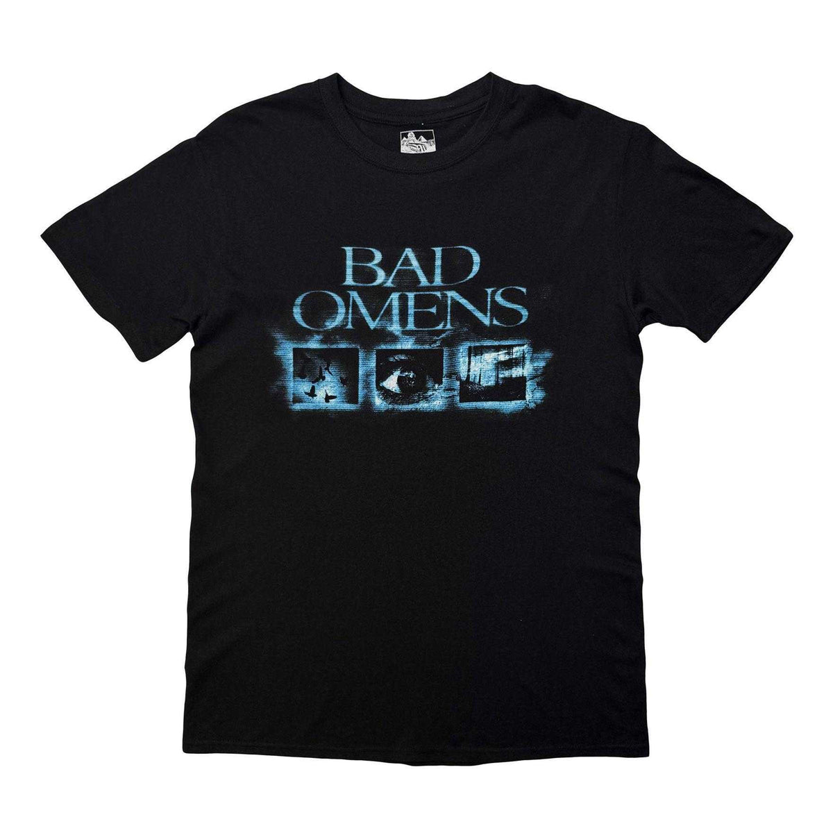 Black - Front - Bad Omens Unisex Adult Glowing Orb Back Print T-Shirt