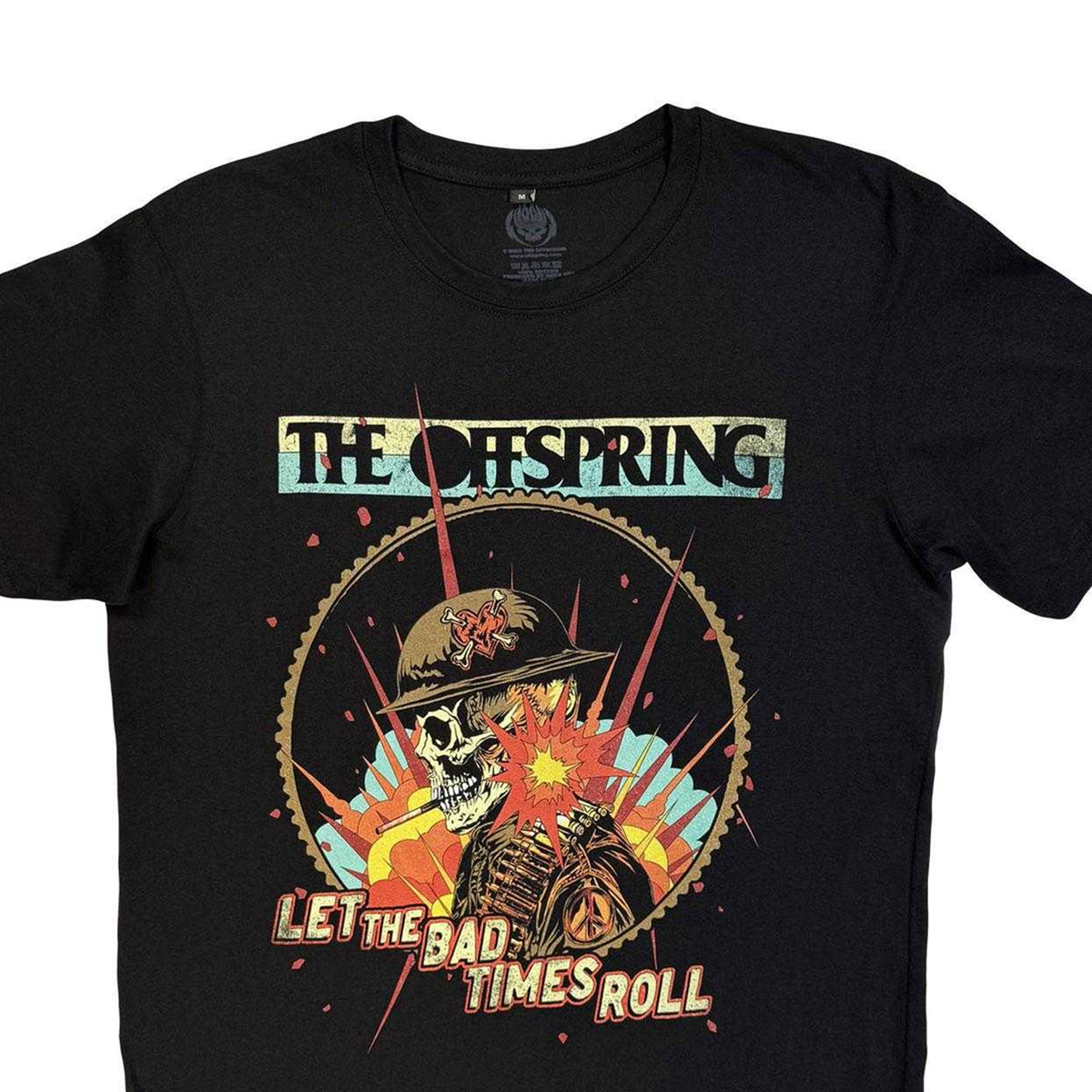 Black - Side - The Offspring Unisex Adult Army Of One Carbon T-Shirt