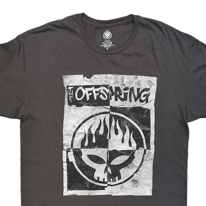 Charcoal Grey - Side - The Offspring Unisex Adult Sketch Poster T-Shirt