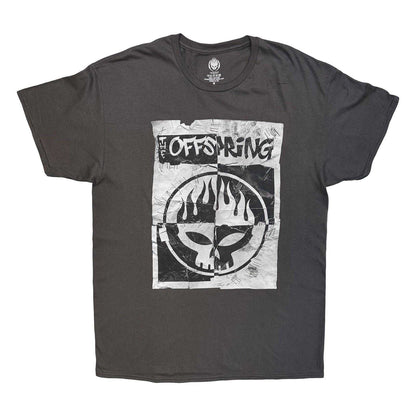 Charcoal Grey - Front - The Offspring Unisex Adult Sketch Poster T-Shirt