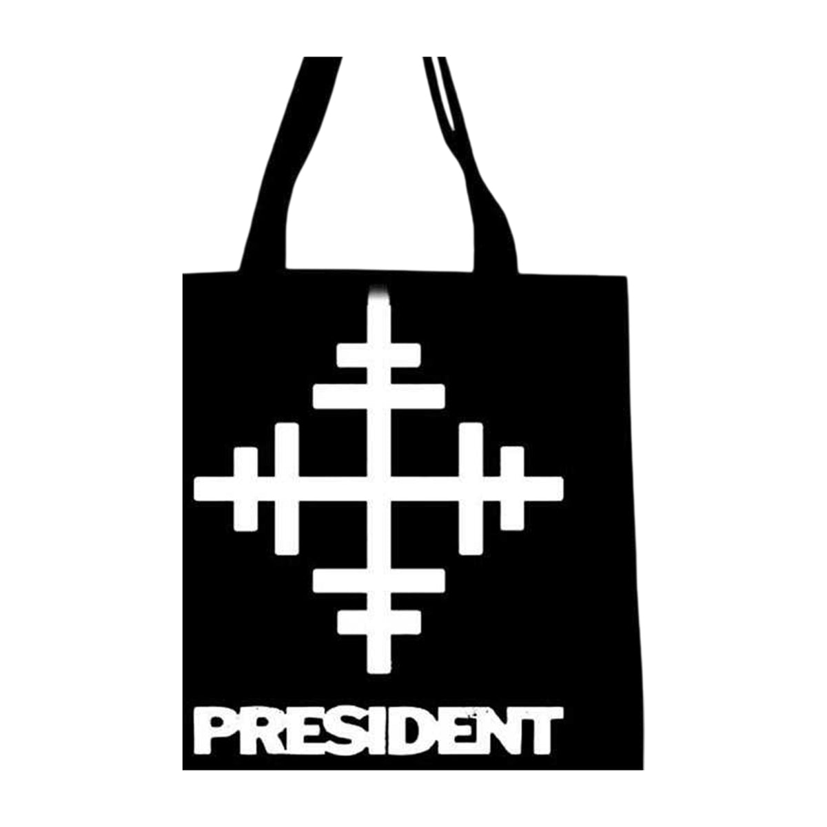 Black - Side - President Lyric Key Tote Bag