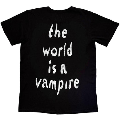 Black - Back - The Smashing Pumpkins Unisex Adult The World Is A Vampire Back Print T-Shirt