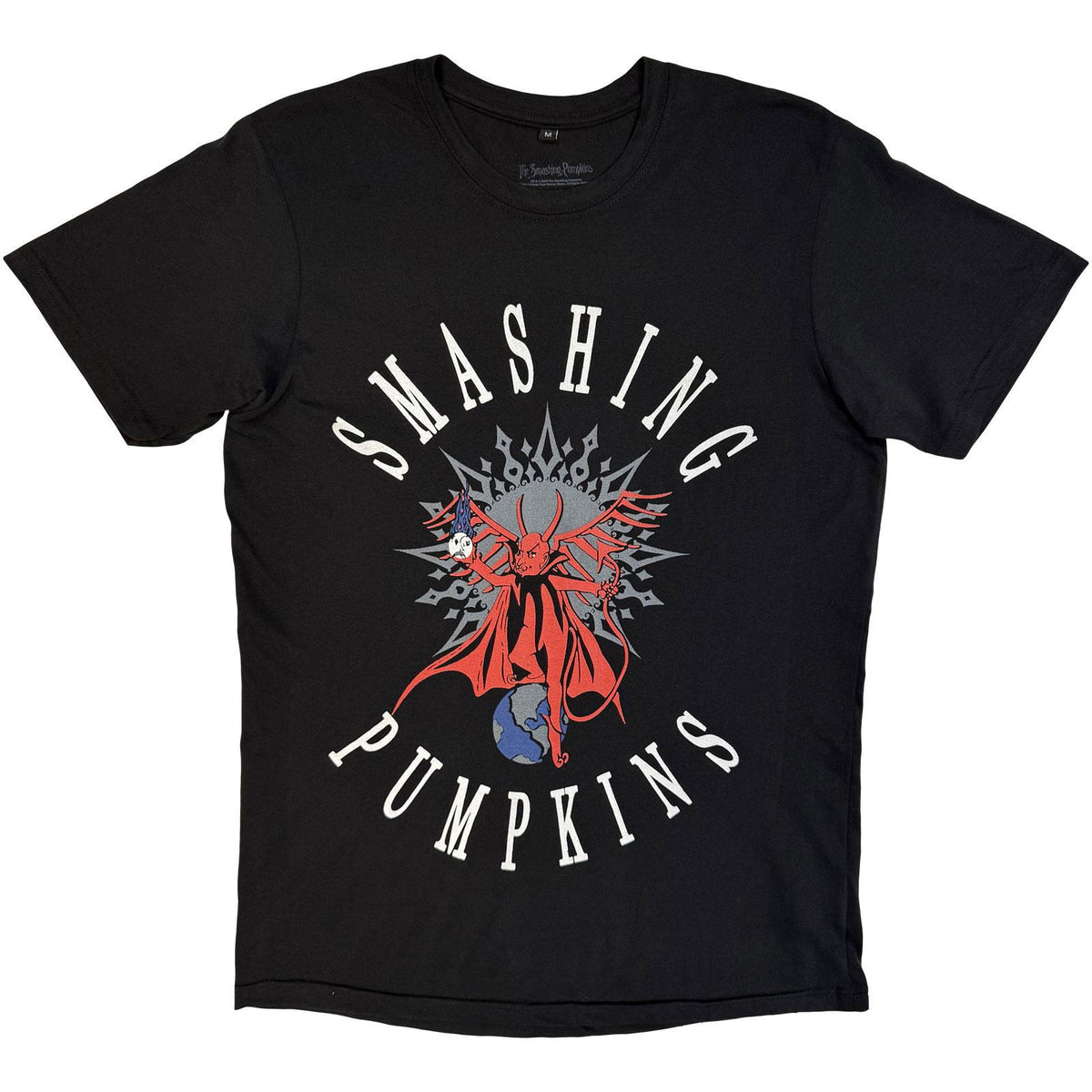 Black - Front - The Smashing Pumpkins Unisex Adult Mission To Mars Carbon Back Print T-Shirt