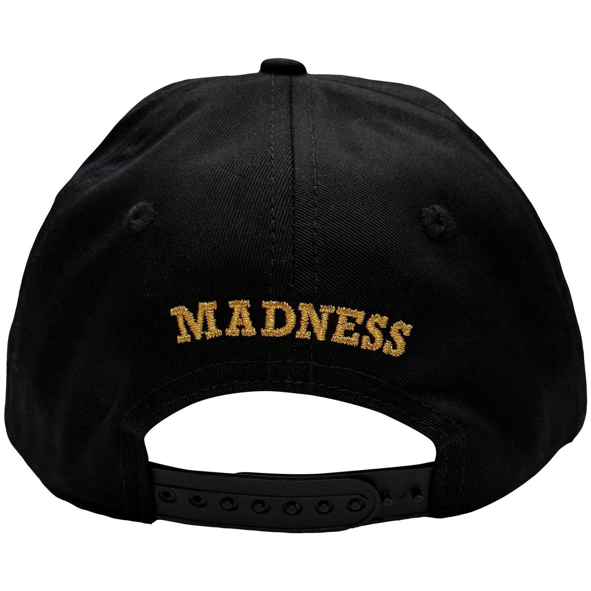 Black - Back - Madness Crown Logo Baseball Cap