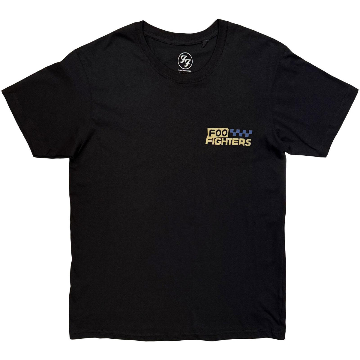 Black - Front - Foo Fighters Unisex Adult Snake Back Print T-Shirt