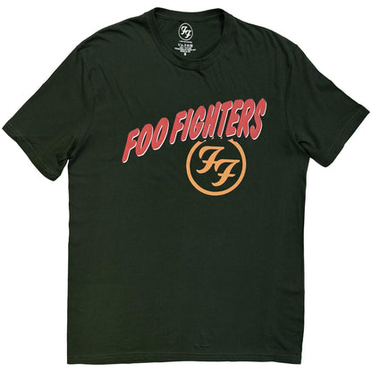 Green - Front - Foo Fighters Unisex Adult Exhausted Back Print T-Shirt