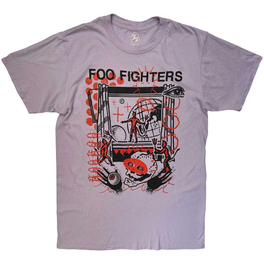 Purple - Front - Foo Fighters Unisex Adult Devil In The Window T-Shirt