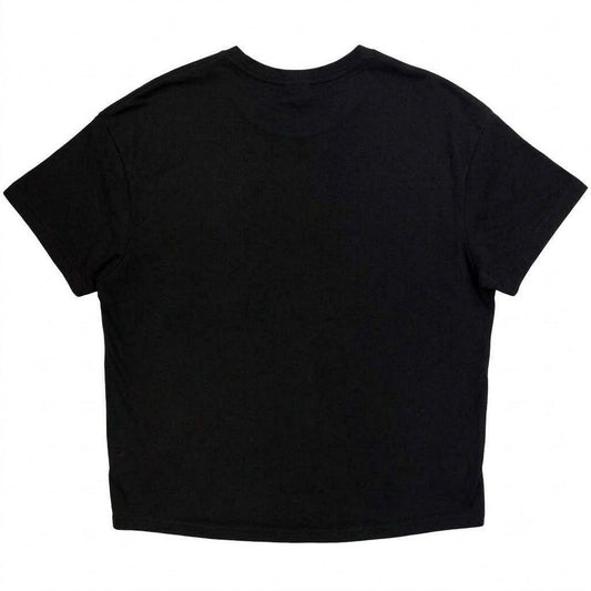 Black - Back - Johnny Cash Womens-Ladies Unplugged Sunday Morning T-Shirt