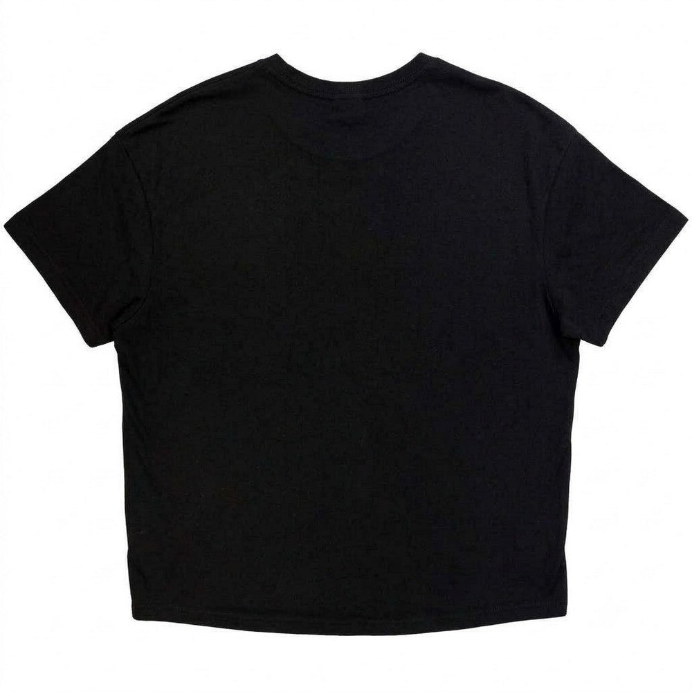 Black - Back - Johnny Cash Womens-Ladies Unplugged Sunday Morning T-Shirt