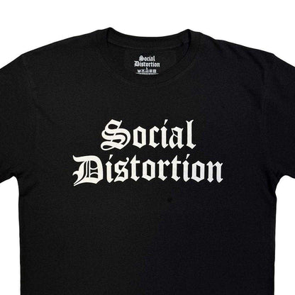 Black - Side - Social Distortion Unisex Adult Mono Logo T-Shirt