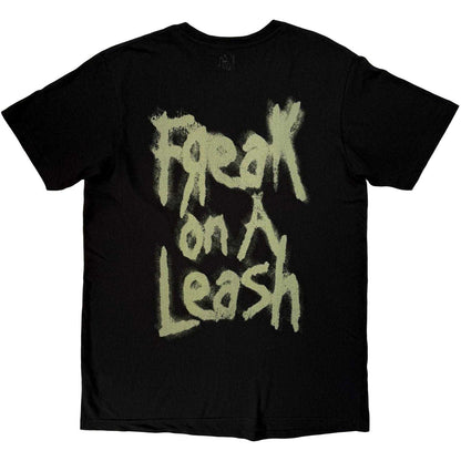 Black - Back - Korn Unisex Adult Freak On A Leash Back Print T-Shirt