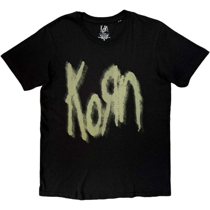 Black - Front - Korn Unisex Adult Freak On A Leash Back Print T-Shirt