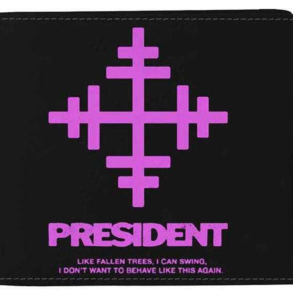 Black - Back - President Lyric Key Wallet