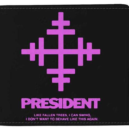 Black - Back - President Lyric Key Wallet