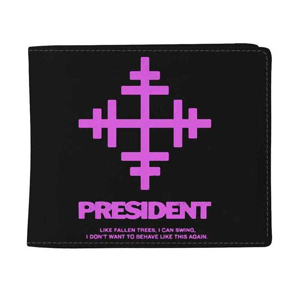 Black - Front - President Lyric Key Wallet