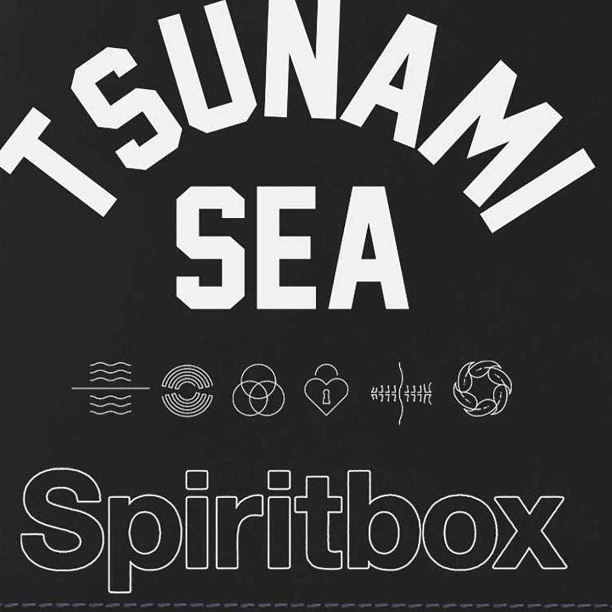 Black - Back - Spiritbox Tsunami Sea Wallet